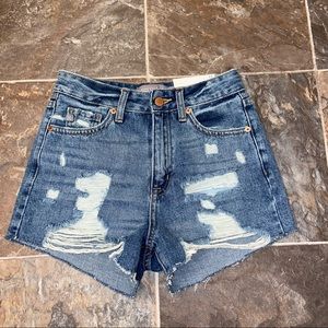 Just USA Distressed Denim Shorts
